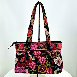 Vera Bradley Mod Floral Pink Shoulder/Tote Bag
